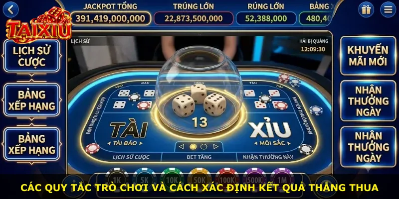 Các quy tắc trò chơi và cách xác định kết quả thắng thua