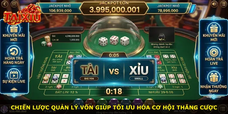 Chiến lược quản lý vốn giúp tối ưu hóa cơ hội thắng cược