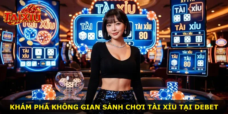 Khám phá không gian sảnh chơi Tài Xỉu tại Debet