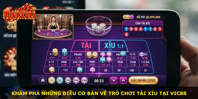 Khám phá những điều cơ bản về trò chơi Tài Xỉu tại Vic88