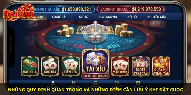 Những quy định quan trọng và những điểm cần lưu ý khi đặt cược