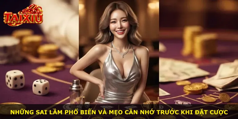 Những sai lầm phổ biến và mẹo cần nhớ trước khi đặt cược