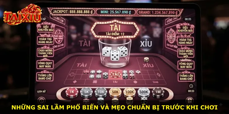 Những sai lầm phổ biến và mẹo chuẩn bị trước khi chơi